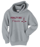 "Penalty Box Princess" Glitter Hooded Sweatshirt - Youth